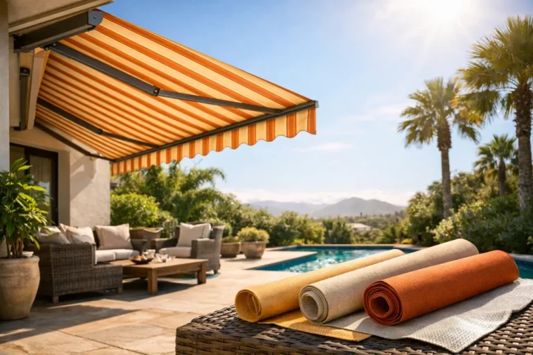 How to Choose Awning Fabrics for Hot Climates
