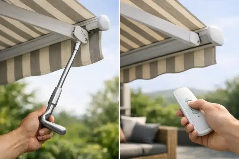 Manual Versus Electric Awnings Compared