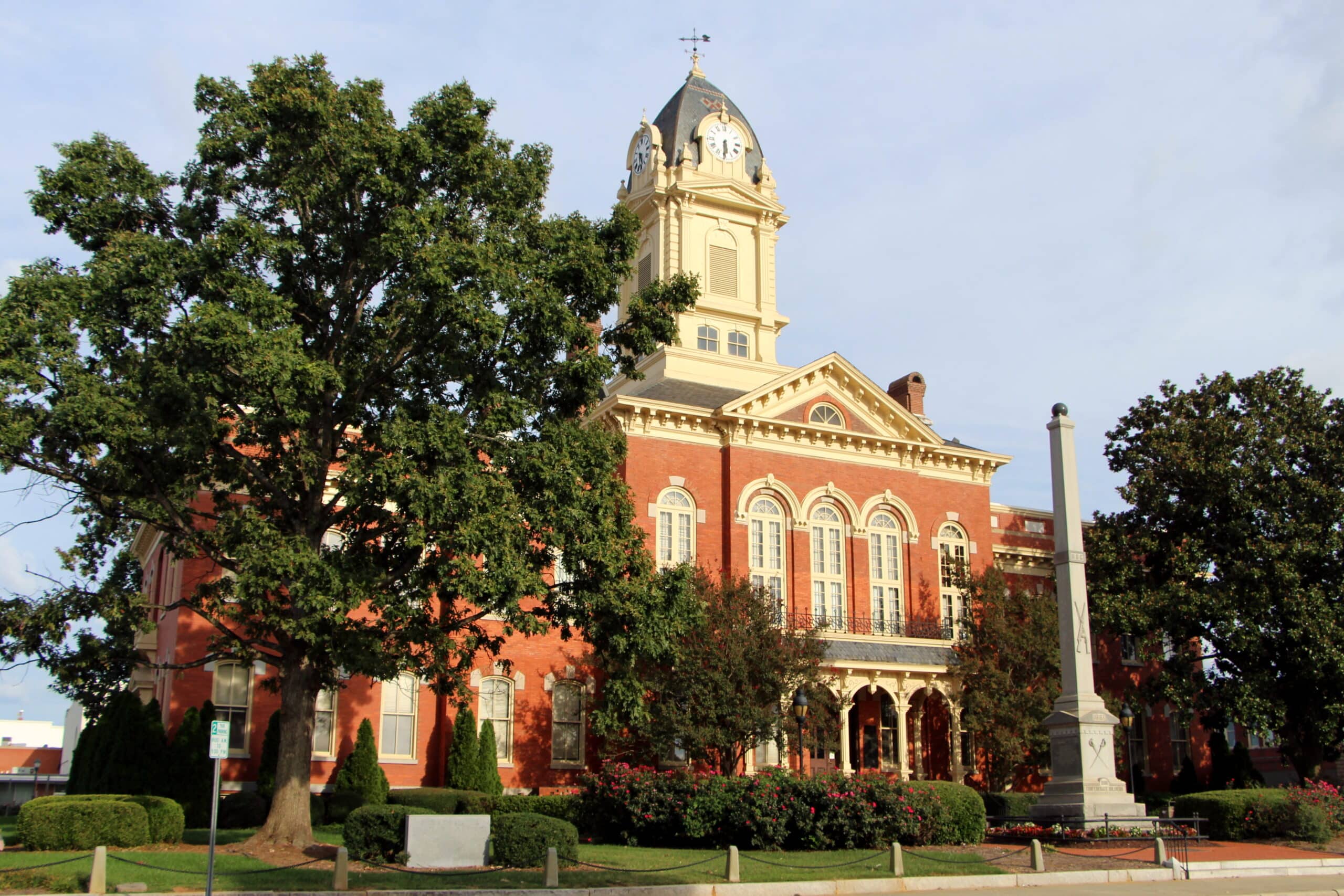 Monroe-The historic Union County Courthouse in downtown Monroe, North Carolina.