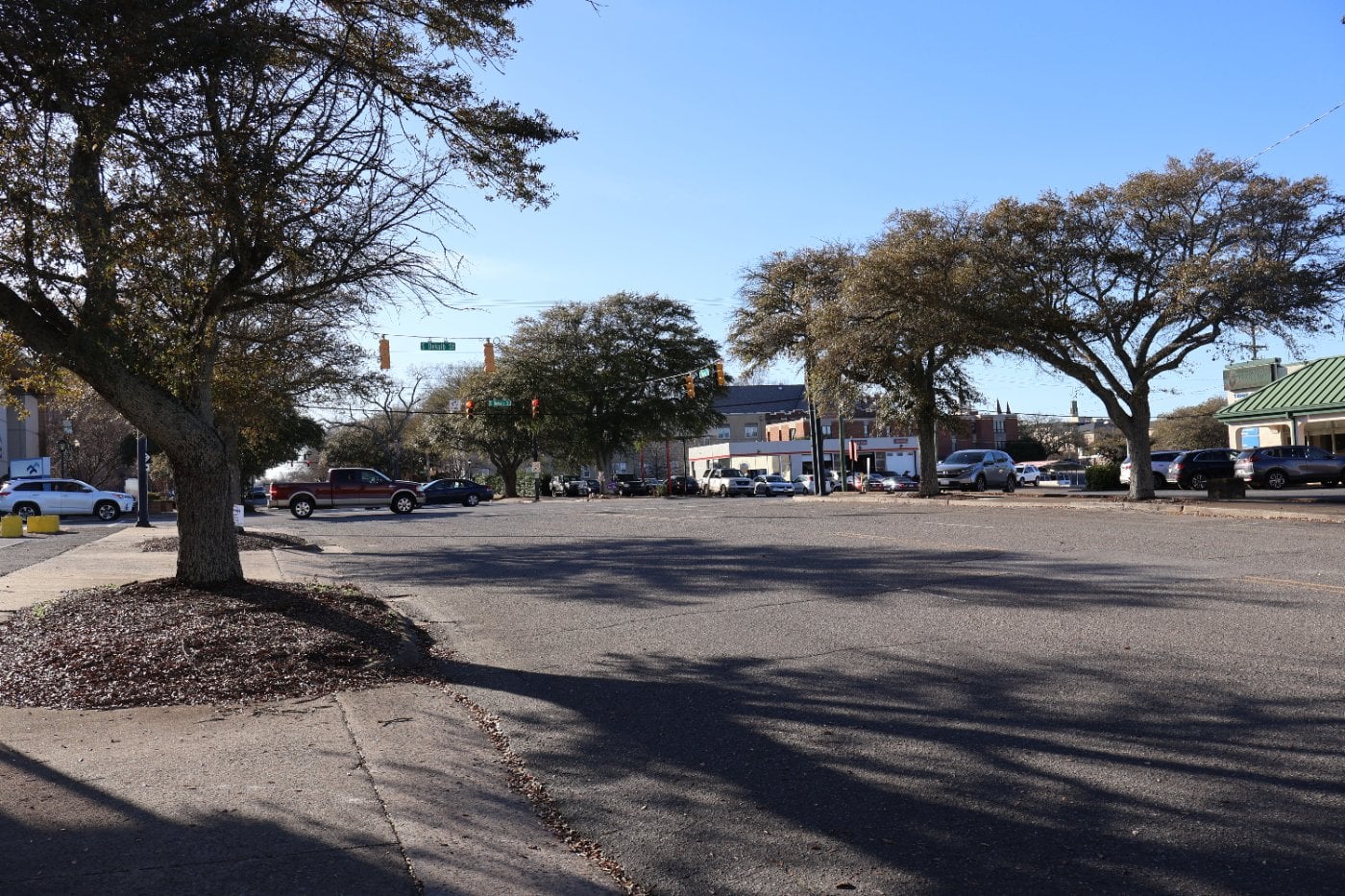 Shelby-East Warren Street in downtown Shelby, North Carolina.