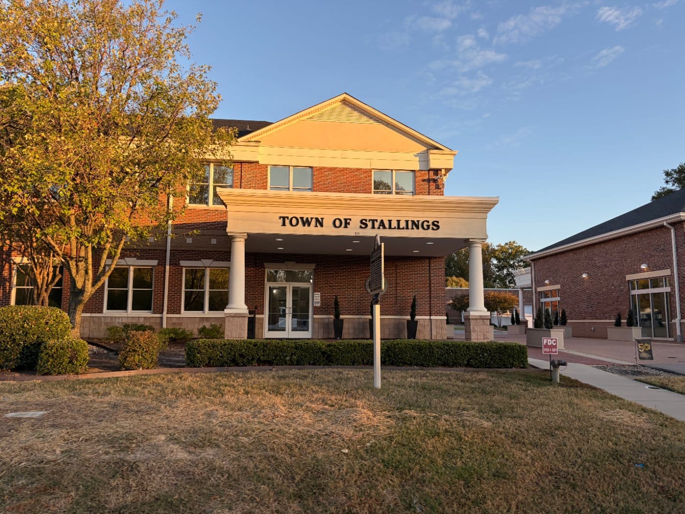 Stallings-Stallings Town Hall in Stallings, North Carolina.